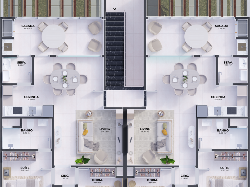 Tipo A | Apartamento Brisa