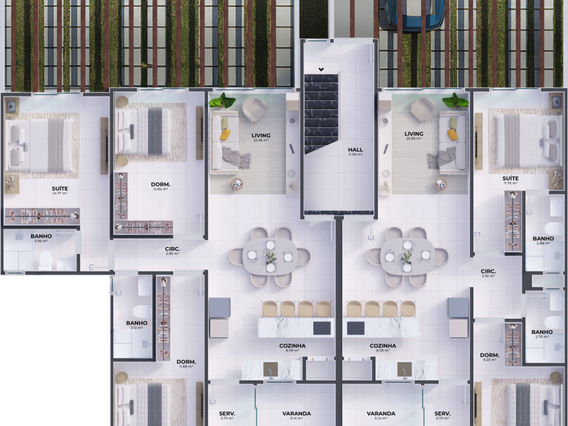 Tipo D | Apartamento Brisa